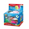 Radiera Keyroad Hybrid Bicolour KR971244, romb, 45x33x14mm, diverse culori - imagine 4