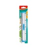 Rigla Keyroad KR971537, 20cm, aluminiu, diverse culori, cu suport creion - imagine 2