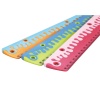 Rigla Keyroad Coral Soft KR970226-2, 30cm, plastic, bicolora - imagine 2