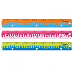 Rigla Keyroad Coral Soft KR970226-2, 30cm, plastic, bicolora