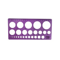Sablon Colorarte 2088, cerculete, plastic