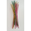 Accesorii creatie - sarma plusata, diverse culori, cu sclipici, set 25 buc, Colorarte - imagine 2