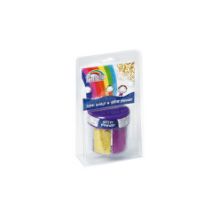 Sclipici decorativ pulbere, 60g, set 6 culori, Fiorello, GR-B60R6 / 170-2234