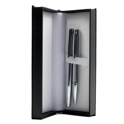 Alternative view of Set cadou stilou + pix Cresco Elegant E850055 E-01, corp metalic argintiu