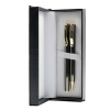 Set cadou stilou + pix Cresco Classic 830019 CL-05, corp metalic maro clips auriu - imagine 2
