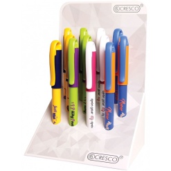 Stilou Cresco Campus Color 212, penita iridium, alimentare rezerve, corp plastic diverse culori