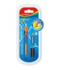 Stilou Keyroad Exact KR971692, penita iridium, alimentare rezerve, grip ergonomic, corp diverse culori, blister (+2 rezerve) - imagine 4