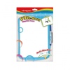 Tabla de scriere Keyroad KR972016 / KR971184, 22x28.8cm, 2 fete (alb, patratele), + marker si burete - imagine 5