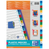 INDEX PLASTIC ALFABETIC OXFORD A4 A-Z 20F/SET ALB MARGINE COLOR