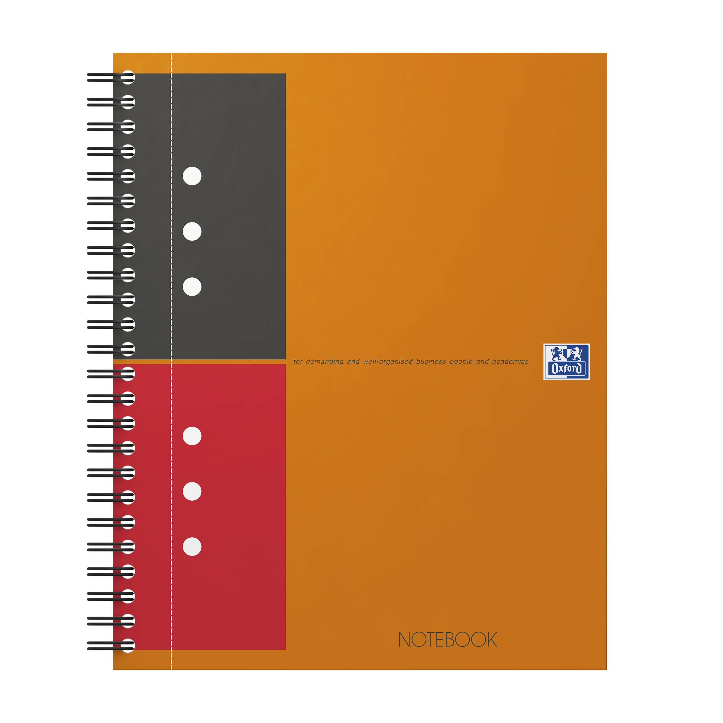 AGENDA ORG OXFORD INTERNATIONAL NOTEBOOK A5+ 80F SPIRA PEFC DICTANDO PORTOCALIU