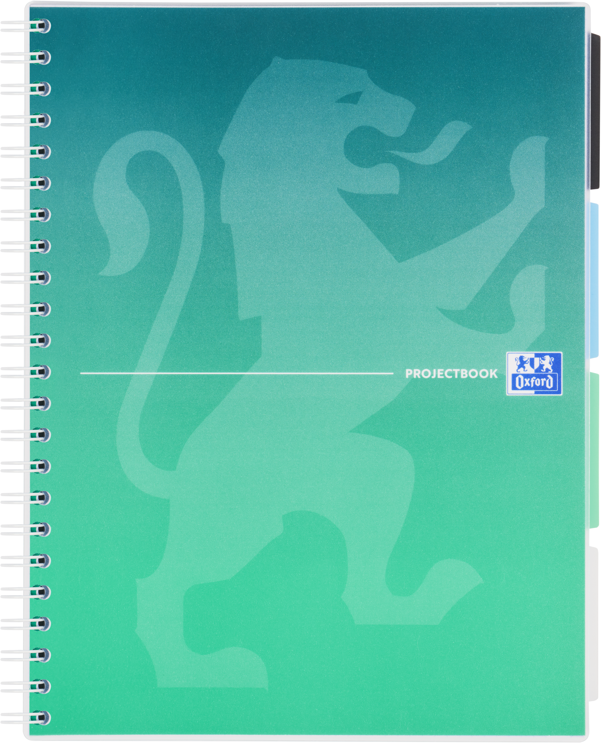 CAIET ORG OXFORD PROJECT BOOK A4 80F SPIRA SCRIBZEE PEFC PATRATELE GRADIENT CLASSIC DIVERSE CULORI
