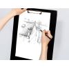 CLIPBOARD RIGID PENTRU SKETCHING 36 x 39 CM NEGRU DMAST BY PEBEO - imagine 4