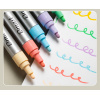MARKERE ACRILICE 2MM CULORI METALIZATE PASTEL SET 6 BUCATI DMAST BY PEBEO - imagine 3