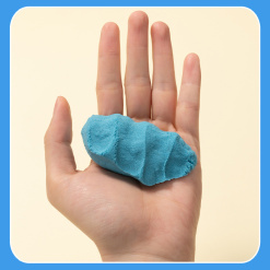 Alternative view of NISIP MODELABIL GALETUSA 500G + 6 FORME MODELAJ ALBASTRU DELI