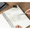 SKETCH BOOK A4 60 FILE 160G LANDSCAPE DMAST BY PEBEO - imagine 4