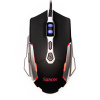 MOUSE Spacer - gaming, gaming, cu fir, USB, optic, 3.200 dpi, butoane/scroll 7/1, iluminare, negru, "SPGM-PULSAR-LITE" 46501553 (timbru verde 0.18 lei) - imagine 2
