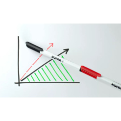 Alternative view of MARKER WHITEBOARD NEGRU 1MM KORES