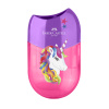 ASCUTITOARE PLASTIC DUBLA CU CONTAINER UNICORNI SI DINOZAURI FABER-CASTELL - imagine 2