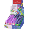 ASCUTITOARE PLASTIC DUBLA CU CONTAINER UNICORNI SI DINOZAURI FABER-CASTELL - imagine 3
