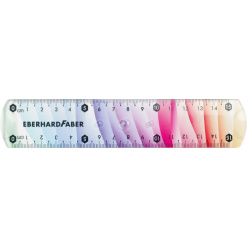 Alternative view of RIGLA 15CM FLEXIBILA RAINBOW EBERHARD FABER