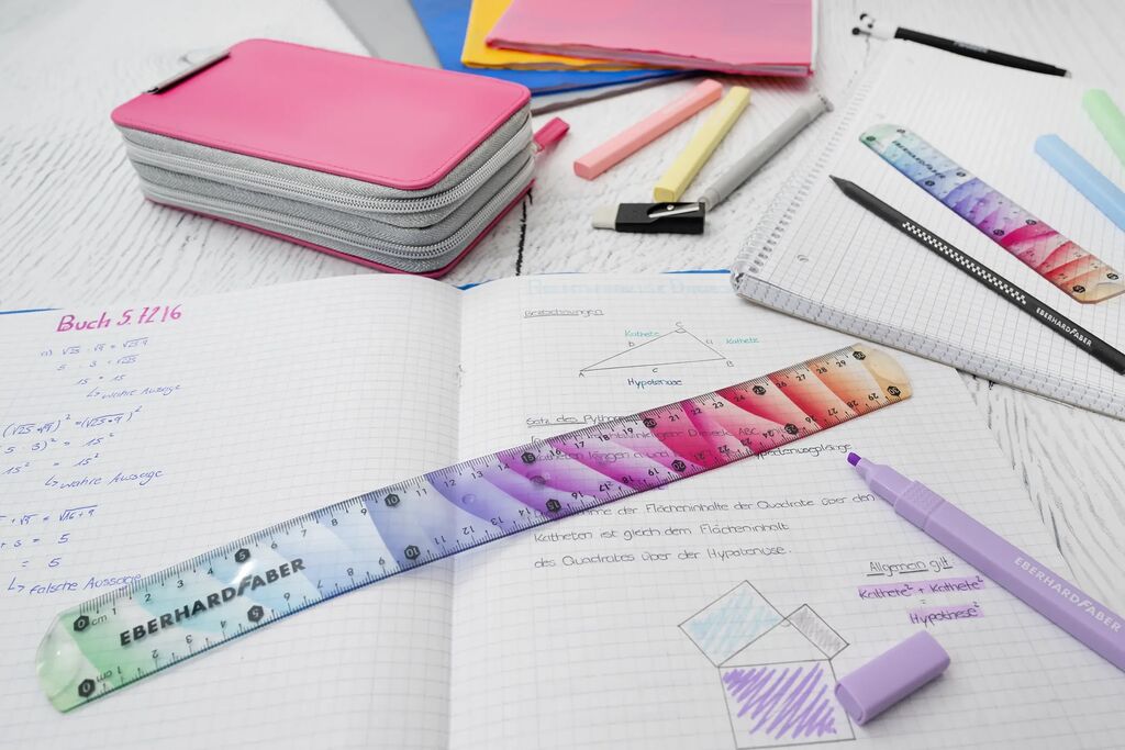 RIGLA 30CM FLEXIBILA RAINBOW EBERHARD FABER - imagine 4