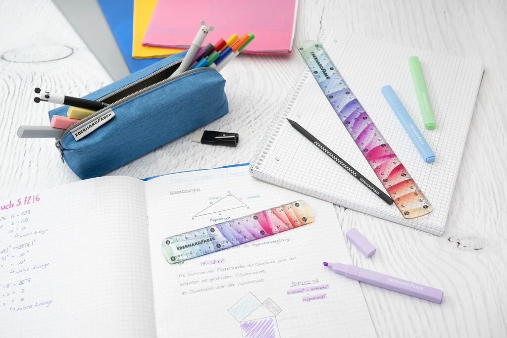 RIGLA 30CM FLEXIBILA RAINBOW EBERHARD FABER - imagine 5