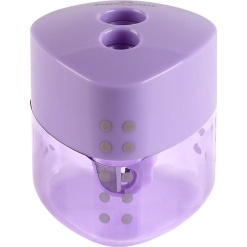 ASCUTITOARE PLASTIC DUBLA GRIP TREND 2019 FABER-CASTELL