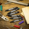 MARKER PERMANENT VERDE VARF ROTUND 2.5MM 8566 CENTROPEN - imagine 3