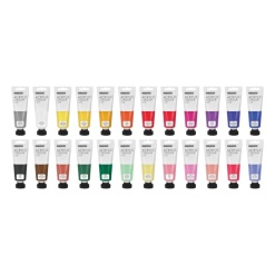 Alternative view of Culori acrilice Magi-Wap Art Rangers, 48 culori x 22ml, culori de baza, culori pastel, metalice, cu sclipici, FEA4822T-2