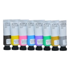 Alternative view of Culori acrilice Magi-Wap Art Rangers, 8 culori x 22ml, culori metalice, FEA0822T-M