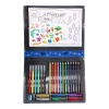Set coloriaj Keyroad Ocean KR972879, 12x creioane colorate, 6x carioci, 10x coli A4, 36x stickere, 6x lipici, ascutitoare - imagine 2