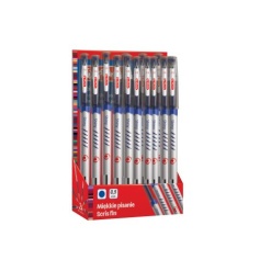 PIX CU GEL SHINY 0.5MM ALBASTRU DISPLAY 24BUC