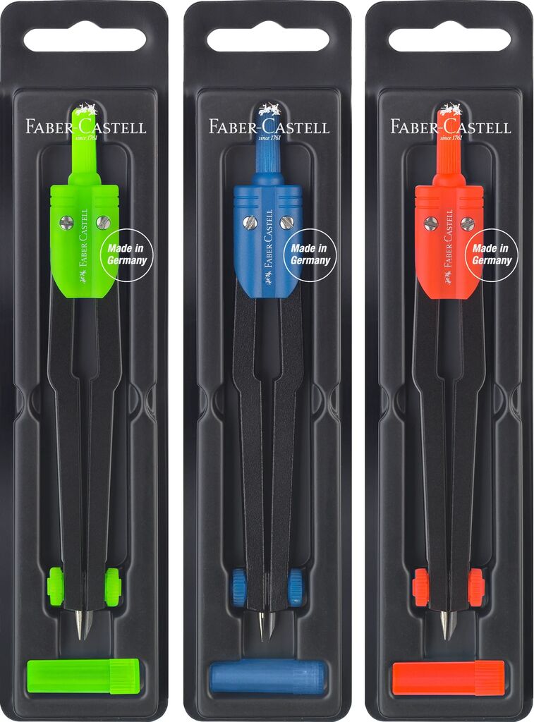 COMPAS COLLEGE MIC DIVERSE CULORI FABER-CASTELL - imagine 4