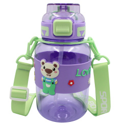 STICLA APA PETG 800ML CU DESCHIDERE AUTOMATA SI MANER TRANSPORT T-0118 NOKI