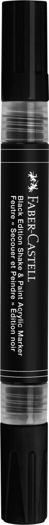 MARKER ACRILIC SHAKE&PAINT NEGRU FABER-CASTELL - imagine 2