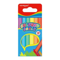 Creta color Keyroad KR971591, 5 culori, set 10 buc