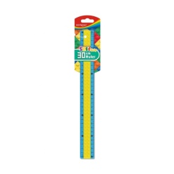Alternative view of Rigla Keyroad Soft Touch KR972609, 30cm, plastic, bicolora