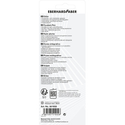 Alternative view of BLISTER STILOU SCOLAR NXT GRI-NEGRU + 2 CARTUSE CERNEALA + PIC EBERHARD FABER