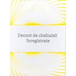 Alternative view of DECONT DE CHELTUIELI INREGISTRATE A5