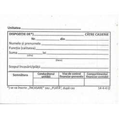 DISPOZITIE PLATA CASA