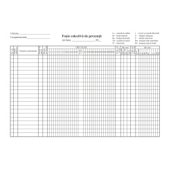 FOAIE COLECTIVA DE PREZENTA