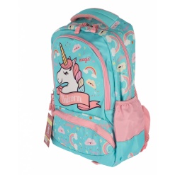 Alternative view of GHIOZDAN CLASA 0 UNICORN BLEU PAL 3 FERMOARE PIGNA