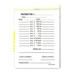 MONETAR 2 EXEMPLARE AUTOCOPIATIV