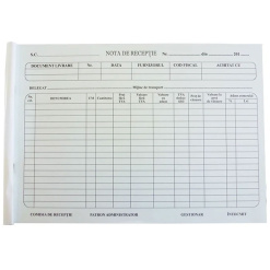 NOTA RECEPTIE MODEL VECHI