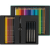 SET CADOU 32 CREIOANE COLORATE A.DURER + 4 PITT ARTIST PEN + PENSULA FABER-CASTELL - imagine 3