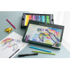 SET CADOU 40 CREIOANE COLORATE A.DURER + 5 PITT ARTIST PEN + PENSULA FABER-CASTELL - imagine 5