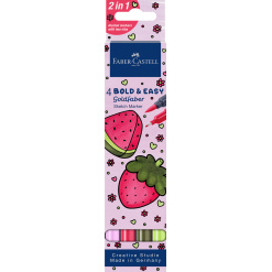 SKETCH MARKER 2 CAPETE SET 4 BOLD AND EASY I GOLDFABER FABER-CASTELL