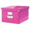CUTIE DEPOZITARE MEDIE ROZ CLICK&STORE LEITZ