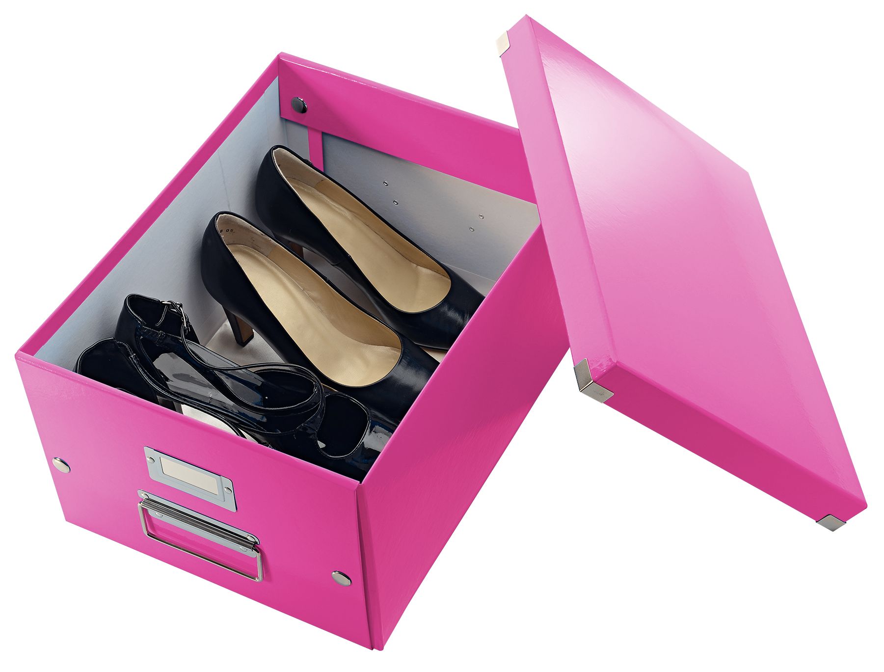 CUTIE DEPOZITARE MEDIE ROZ CLICK&STORE LEITZ - imagine 3
