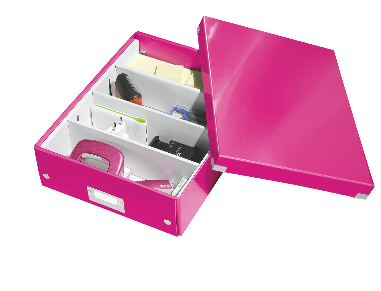 CUTIE ORGANIZER MEDIE ROZ CLICK&STORE LEITZ - imagine 2